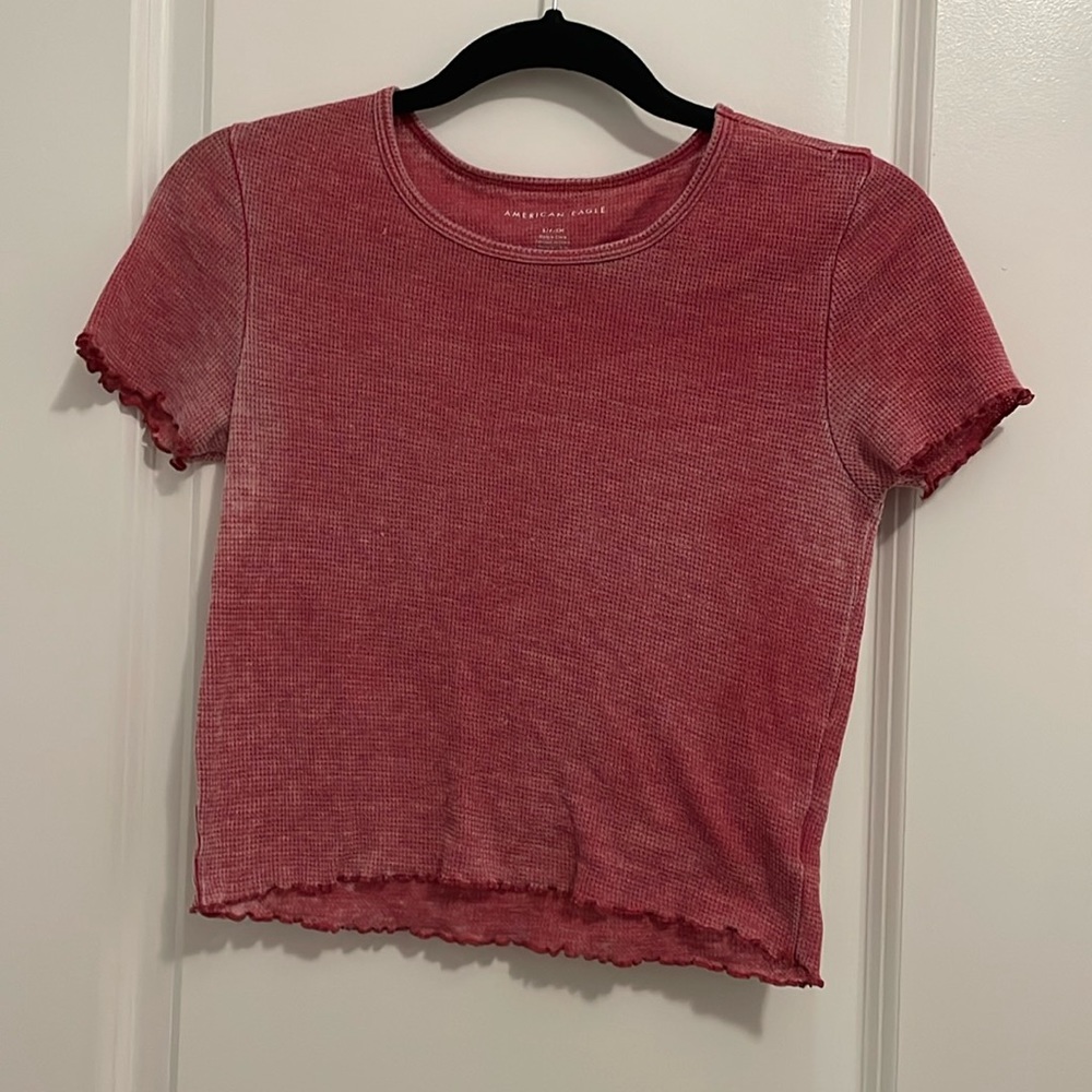 American Eagle Baby Crop Tee